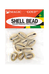 Magic Gold Hair Beads - Shells Dark Ivory #7000