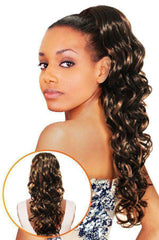 Magic Gold Orchid Drawstring Ponytail