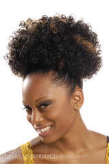 Magic Gold Afro WNT Ponytail - Medium