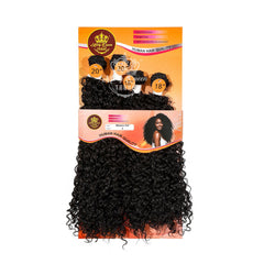 Mary Queen BioProtein™ Melanin Coil 4-Bundle Hair Set – 18"–20"