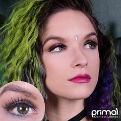 PRIMAL® Delightful Azure - Blue Colored Contacts