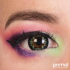 PRIMAL® Mesmerize Emerald - Green Colored Contact Lenses