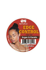 ON Natural Edge Control Hair Gel - Argan & Keratin