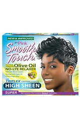 Pink Smooth Touch New Growth Relaxer Kit - Super