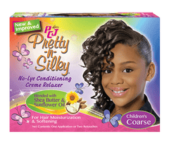 PCJ Pretty-N-Silky No Lye Relaxer 1 Retouch Application Kit - Coarse