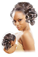 Magic Gold Drawstring Ponytail Lotus