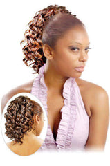 Magic Gold Drawstring Ponytail Salvia