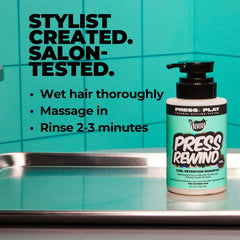 The Doux Press Play Press Rewind Curl Retention Shampoo