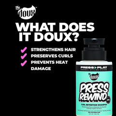 The Doux Press Play Press Rewind Curl Retention Shampoo