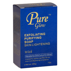 Glow PURE GLOW ® SAVON Exfoliant Purifiant. Eclaircissant pour la Peau - Authentic Skincare Treatment
