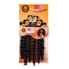 Mary Queen BioProtein™ Romance Curl 6-Bundle Hair Set – 14"–18"