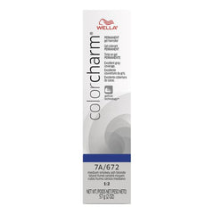 Wella Color Charm Gel Permanent Hair Color - 7A/672 Medium Smokey Ash Blonde