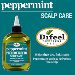Difeel Peppermint Soothing Scalp Care Premium Hair Oil 7.1oz