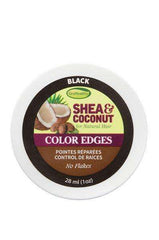 Sofn'free Gro Healthy Shea & Coconut Color Edges - Black