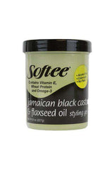 Softee Jamaican Black Castor & Flaxseed Oil Styling Gel 8oz