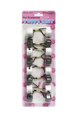 Sweet Kids Hair Baubles - Square #SQ6 Black & White