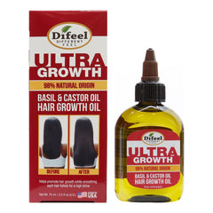 Difeel(Sunflower) Ultra Growth Basil & Castor Oil Hair Growth Oil (2.5oz)