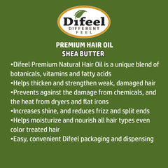 Difeel Premium Natural Hair Oil - Shea Butter Oil