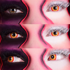 PRIMAL ® Sith - Red & Yellow Colored contact lenses
