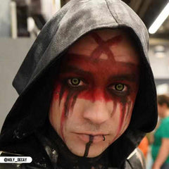 PRIMAL ® Storm - Black & Yellow Colored Contact Lenses