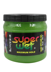 Super Wet Maximum Hold Hair Styling Gel - Green