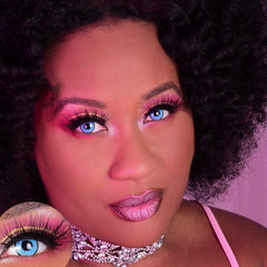 PRIMAL ® Super Hero - Blue Colored Contact lenses