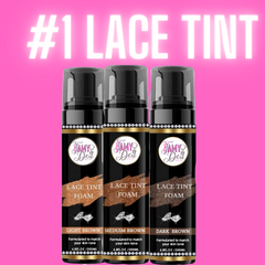 Tamy Doll Hair Lace Tint Mousse - Medium Brown