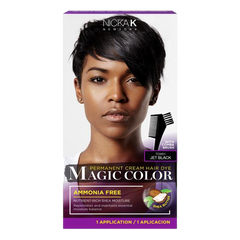 Magic Color Permanent Cream Hair Dye - Jet Black