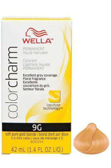 Wella Color Charm Permanent Liquid Hair Color - 9G Soft Pure Gold Blonde
