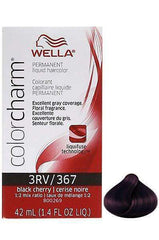 Wella Color Charm Permanent Liquid Hair Color - 3RV/367 Black Cherry
