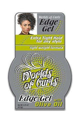 World Of Curls Edge Gel w/ Olive Oil