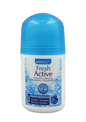Wokali Fresh Active Natural Crystal Rollerball Deodorant - Original