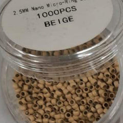 Natural Way 2.5mm Nano Loop & Lock Beads 1000 pcs