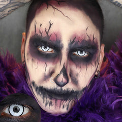 PRIMAL ® Zombie II - White Colored Contact Lenses