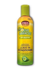 African Pride Olive Miracle Anti Breakage Leave In Conditioner 12oz