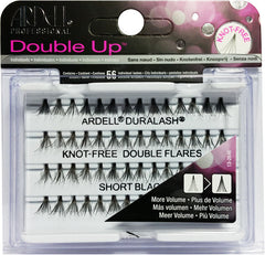 Ardell Double Up Individual Lashes - Knot-Free Double Flares Short Black