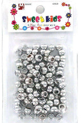 Sweet Kids Hair Beads - Silver #5040SL