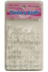 Sweet Kids Hair Beads - Clear Ring #1988