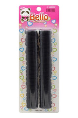 Bello O-Ring Ponytailers - Black #60002