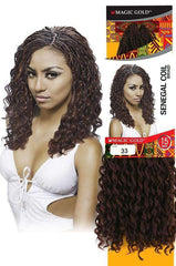 Magic Gold Senegal Coil Braid 15"