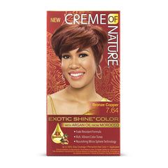 Creme Of Nature Exotic Shine Color - # 7.64 Bronze Copper