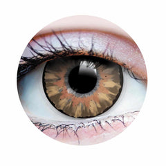 PRIMAL® Delightful Honey - Light Brown Colored Contacts