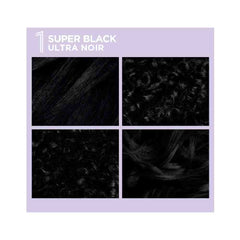 Dark & Lovely Go Intense Ultra Vibrant Hair Color - 1 Super Black