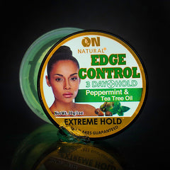 ON Natural 3 Day+ Hold Edge Control Extreme Hold - Peppermint & Tea Tree Oil