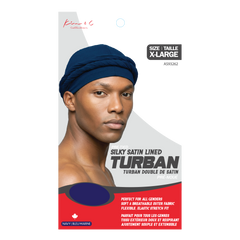 Kim & C Pre-Tied Silky Satin Lined Turban