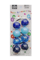 Eden Hair Baubles - Blue Mix #LB30B6