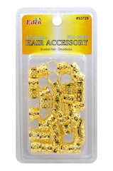 Eden Gold Filigree Tubes - 12x10mm #553729G