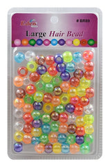 Eden Large Hair Beads Jumbo Pack - Clear Assorted #BR89CMAB