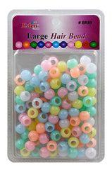 Eden Large Hair Beads Jumbo Pack - Spring Pastel #BR89MPS