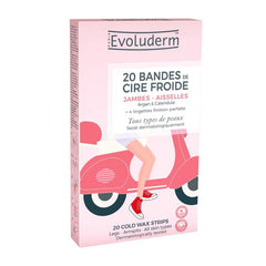 Evoluderm EVOLUDERM® 20 BANDES DE CIRE FROIDE. JAMBES-AISSELLES - Authentic Skincare Treatment